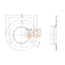 Plaque, demi palier acier MSB | INA/FAG Plaque, demi palier acier MSB | INA/FAGPR#889930