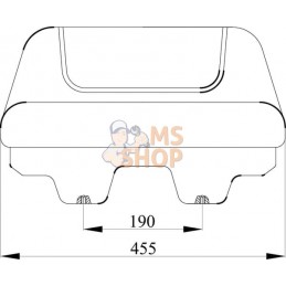 Revêtement de siège noir PVC | GOPART Revêtement de siège noir PVC | GOPARTPR#690308