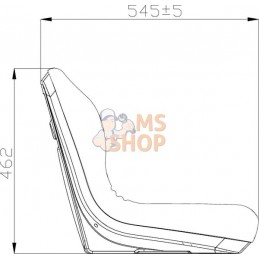 Revêtement de siège jaune PVC | GOPART Revêtement de siège jaune PVC | GOPARTPR#690306