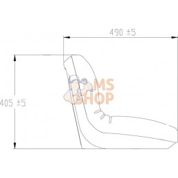 Revêtement de siège noir PVC | GOPART Revêtement de siège noir PVC | GOPARTPR#690303