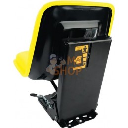 Siège à suspension mécanique, Jaune, PVC | GOPART Siège à suspension mécanique, Jaune, PVC | GOPARTPR#980255