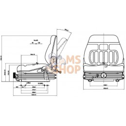 Siège PVC à suspension mécan. | GOPART Siège PVC à suspension mécan. | GOPARTPR#690634 Siège PVC à suspension mécan. | GOPART Siège PVC à suspension mécan. | GOPARTPR#690634