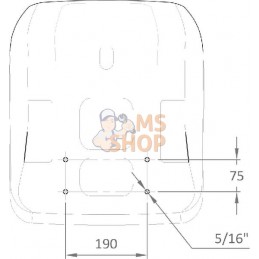 Revêtement de siège noir PVC | GOPART Revêtement de siège noir PVC | GOPARTPR#690313