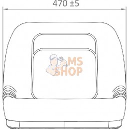 Revêtement de siège noir PVC | GOPART Revêtement de siège noir PVC | GOPARTPR#690313