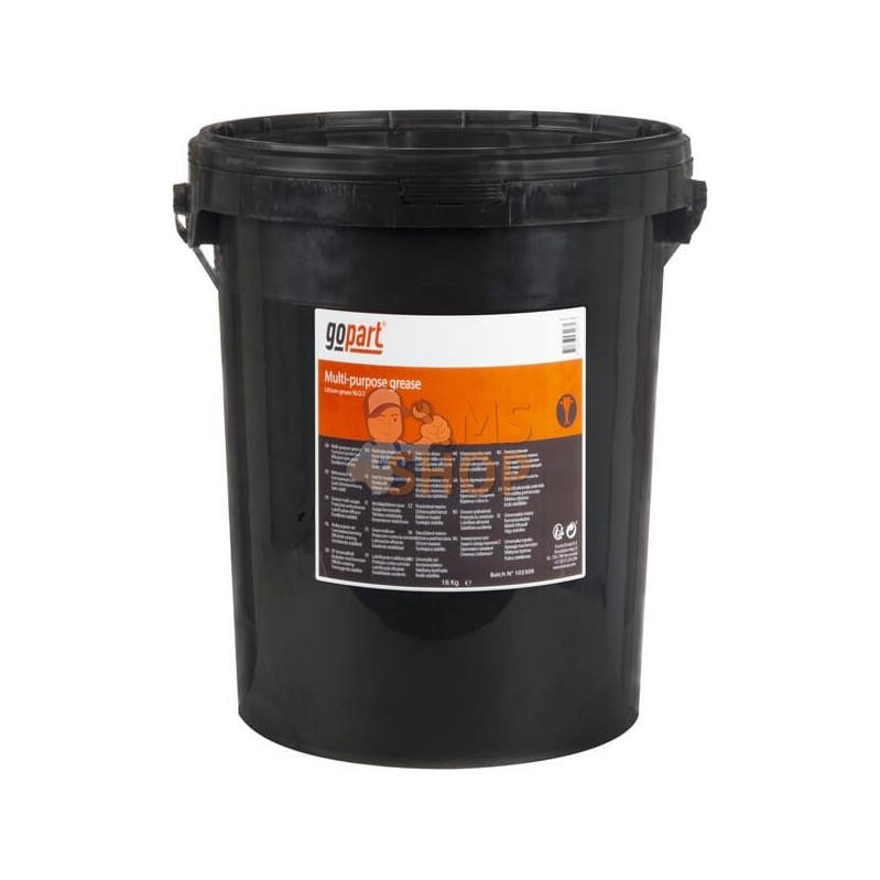 Graisse multi-usages 18 kg | GOPART Graisse multi-usages 18 kg | GOPARTPR#713763