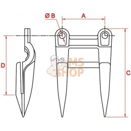 Doigt double 6 " Dronningborg | GOPART Doigt double 6 " Dronningborg | GOPARTPR#714090