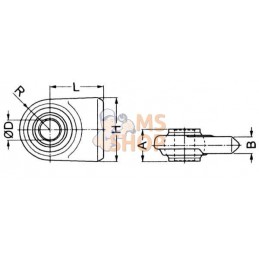 Rotule à souder cat. 2 L. (S33 | GOPART Rotule à souder cat. 2 L. (S33 | GOPARTPR#713998