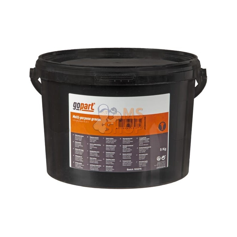 Graisse multi-usages 5 kg | GOPART Graisse multi-usages 5 kg | GOPARTPR#713698