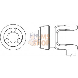 Mâchoire verrouillage rapide, 1 3/8-21 can, L23 gopart | GOPART Mâchoire verrouillage rapide, 1 3/8-21 can, L23 gopart | GOPARTP