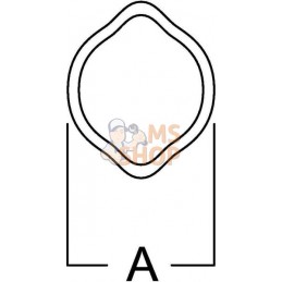 Tube profilé intérieur citron L21 Ø ext. : 23,5x4 mm L : 1 m gopart | GOPART Tube profilé intérieur citron L21 Ø ext. : 23,5x4 m