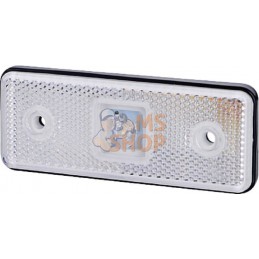 Feu de gabarit LED, 0.4/0.7W, rectangulaire, 12/24V, blanc, 112x45x11mm, 1 LED, gopart | GOPART Feu de gabarit LED, 0.4/0.7W, re