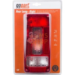Feu arrière rectangle droit câblé | GOPART Feu arrière rectangle droit câblé | GOPARTPR#777282