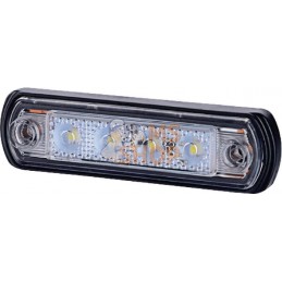 Feu de gabarit LED, 0.5/1W, rectangulaire, 12/24V, blanc, 82x31x15mm, 4 LED's, gopart | GOPART Feu de gabarit LED, 0.5/1W, recta