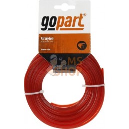 Fil de coupe Ø 3mm 15m carré rouge gopart | GOPART Fil de coupe Ø 3mm 15m carré rouge gopart | GOPARTPR#713922