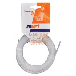 Fil de coupe Ø 2.4mm 15m carré blanc gopart | GOPART Fil de coupe Ø 2.4mm 15m carré blanc gopart | GOPARTPR#713881