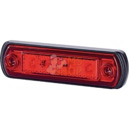 Feu de gabarit LED, 0.5/1W, rectangulaire, 12/24V, rouge, 82x31x15mm, 4 LED's, gopart | GOPART Feu de gabarit LED, 0.5/1W, recta
