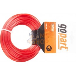 Fil de coupe Ø 2.4mm 15m carré rouge gopart | GOPART Fil de coupe Ø 2.4mm 15m carré rouge gopart | GOPARTPR#713878