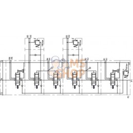 Vanne sections 6 sections | GOPART Vanne sections 6 sections | GOPARTPR#554146