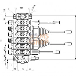 Vanne sections 6 sections | GOPART Vanne sections 6 sections | GOPARTPR#554146