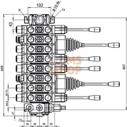 Vanne sections 8 sections | GOPART Vanne sections 8 sections | GOPARTPR#554148