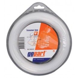 Fil de coupe Ø 2.4mm 69m rond blanc gopart | GOPART Fil de coupe Ø 2.4mm 69m rond blanc gopart | GOPARTPR#714002