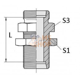 Union passe cloison 12L-50 pcs | GOPART Union passe cloison 12L-50 pcs | GOPARTPR#700663