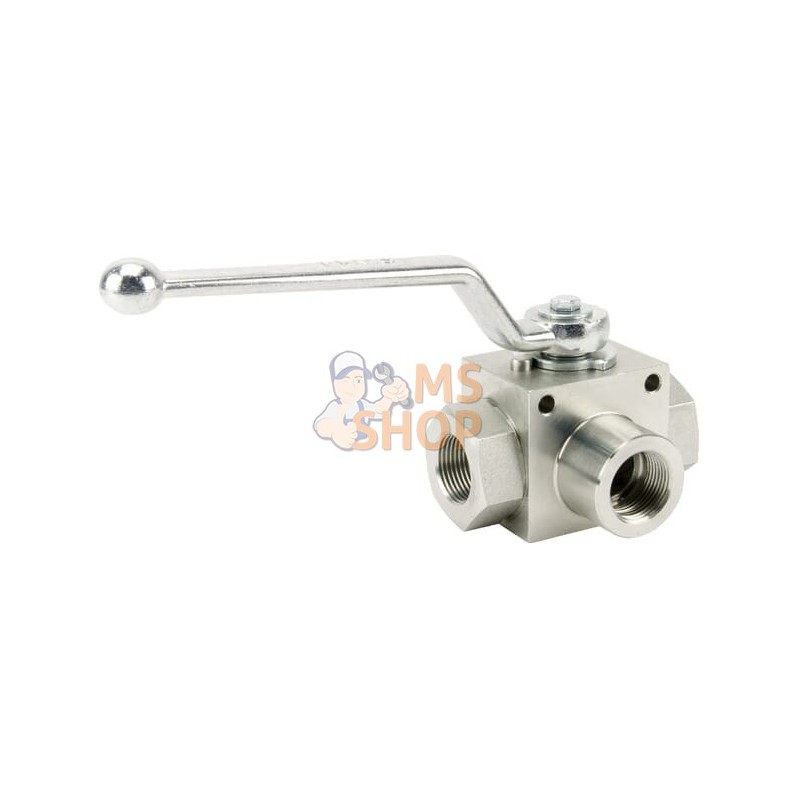 Vanne à bille 3/2-L - 3/4"BSP | GOPART Vanne à bille 3/2-L - 3/4"BSP | GOPARTPR#479409