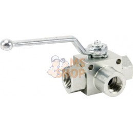 Vanne à bille 3/2-L - 1/2"BSP | GOPART Vanne à bille 3/2-L - 1/2"BSP | GOPARTPR#479408