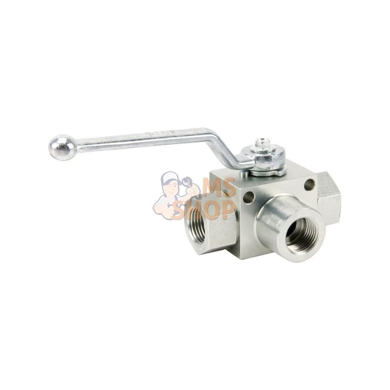 Vanne à bille 3/2-L - 1/2"BSP | GOPART Vanne à bille 3/2-L - 1/2"BSP | GOPARTPR#479408