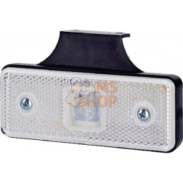 Feu de gabarit LED, 0.4/0.7W, rectangulaire, 12/24V, blanc, 112x45x17mm, 1 LED, gopart | GOPART Feu de gabarit LED, 0.4/0.7W, re