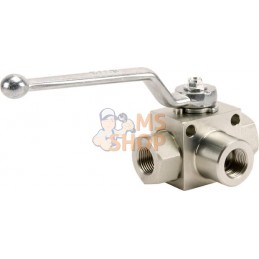 Vanne à bille 3/2-L - 3/8"BSP | GOPART Vanne à bille 3/2-L - 3/8"BSP | GOPARTPR#479407