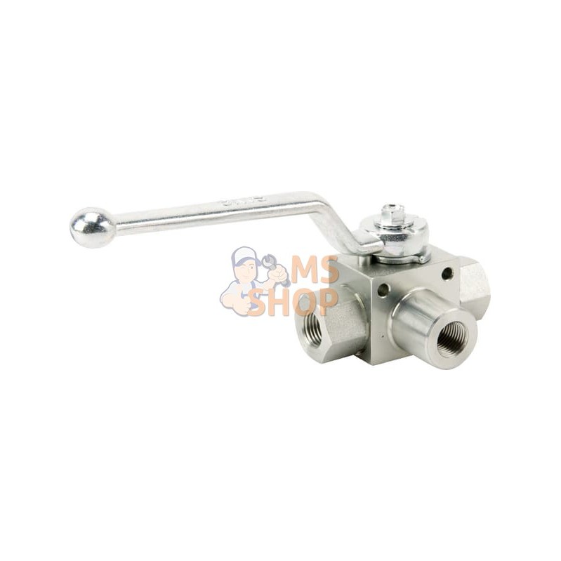 Vanne à bille 3/2-L - 1/4"BSP | GOPART Vanne à bille 3/2-L - 1/4"BSP | GOPARTPR#479406