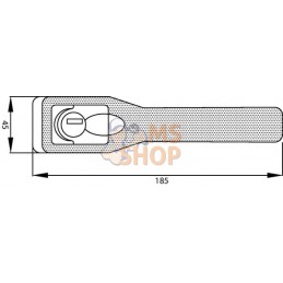 Poignée de porte droite p CNH | GOPART Poignée de porte droite p CNH | GOPARTPR#554079