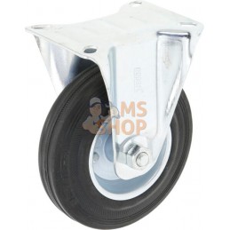 Roue fixe rigide Ø125x37mm, Fixation de plaque: 100x80mm Load: 100kg Tente | GOPART Roue fixe rigide Ø125x37mm, Fixation de plaq