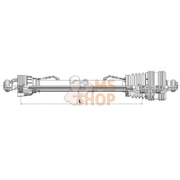 Transmission grand angle PTO 50 L : 1010 mm, gopart | GOPART Transmission grand angle PTO 50 L : 1010 mm, gopart | GOPARTPR#9801