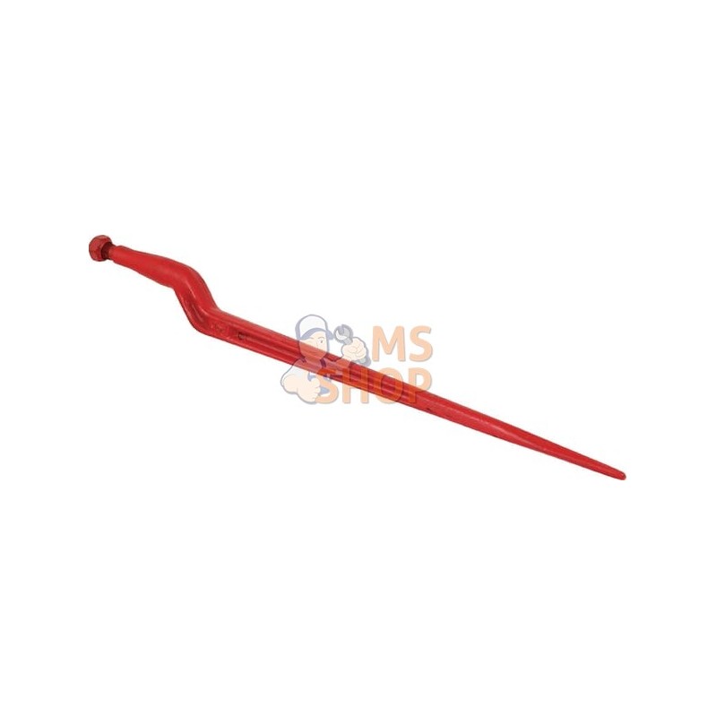 Dent chargeur 60mm double T section 36x810mm, extrémité pointue avec écrou M22x1.5mm, rouge, gopart | GOPART Dent chargeur 60mm 