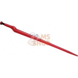 Dent chargeur 70mm double T section 36M22X1,5 mm, extrémité pointue avec écrou M22X1,5 mm, rouge, gopart | GOPART Dent chargeur 