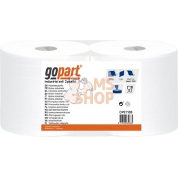 Essuie-tout, rouleau blanc, 28cm x 370m, 2 plis, Ø extérieur 300mm, gopart | GOPART Essuie-tout, rouleau blanc, 28cm x 370m, 2 p