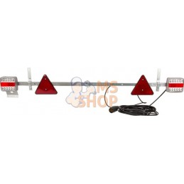 Rampe de signalisation LED télescopique 1,10 - 1,60 m câble 7,5 m | GOPART Rampe de signalisation LED télescopique 1,10 - 1,60 m
