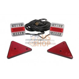 Kit signalisation LED feux arrière câble 7,5 m magnétique | GOPART Kit signalisation LED feux arrière câble 7,5 m magnétique | G