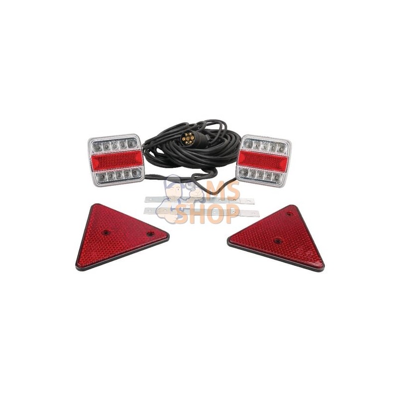 Kit signalisation LED feux arrière câble 7,5 m magnétique | GOPART Kit signalisation LED feux arrière câble 7,5 m magnétique | G