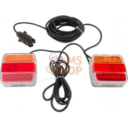 Kit signalisation LED feux arrière câble 7,5 m à fixer | GOPART Kit signalisation LED feux arrière câble 7,5 m à fixer | GOPARTP