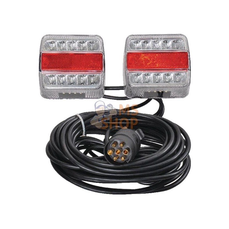 Kit signalisation LED feux arrière câble 12 m magnétique | GOPART Kit signalisation LED feux arrière câble 12 m magnétique | GOP