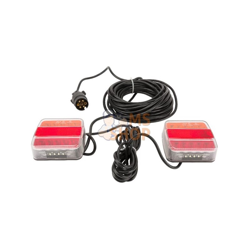 Kit signalisation LED feux arrière câble 12 m magnétique | GOPART Kit signalisation LED feux arrière câble 12 m magnétique | GOP