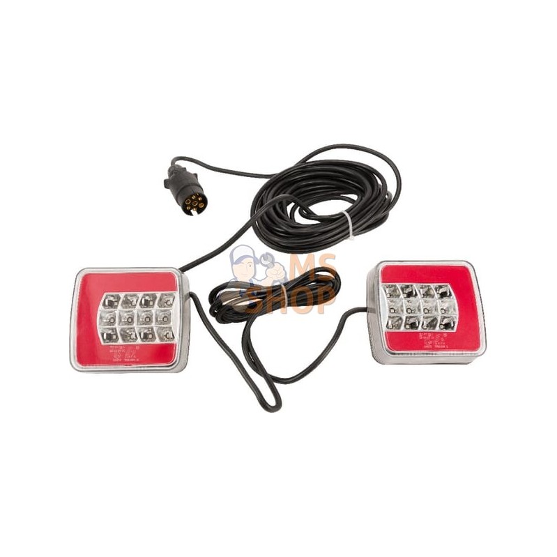 Kit signalisation LED feux arrière câble 7,5 m à fixer | GOPART Kit signalisation LED feux arrière câble 7,5 m à fixer | GOPARTP