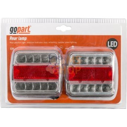 Kit feux arrière LED carré universel baïonnette | GOPART Kit feux arrière LED carré universel baïonnette | GOPARTPR#851838