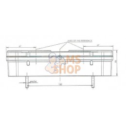 Feu arrière rectangle droit 5 plots - EU | GOPART Feu arrière rectangle droit 5 plots - EU | GOPARTPR#777311