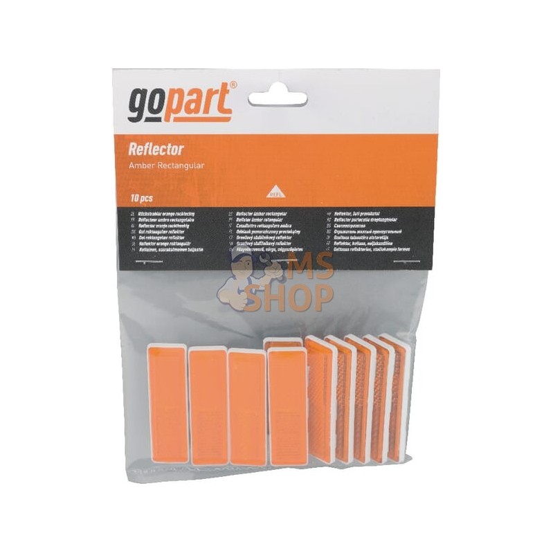 Catadioptre rectangle orange | GOPART Catadioptre rectangle orange | GOPARTPR#713972