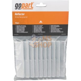 Catadioptre rectangle blanc 105x24mm | GOPART Catadioptre rectangle blanc 105x24mm | GOPARTPR#713969