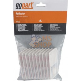 Catadioptre rectangle blanc 94x44mm | GOPART Catadioptre rectangle blanc 94x44mm | GOPARTPR#713959